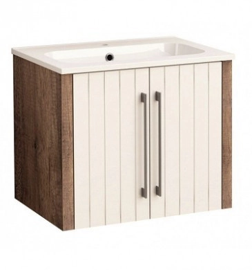 Шкаф за баня с мивка Амелия ICP6450 60см дървесен цвят