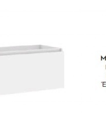 Шкаф за баня без мивка Space 98.5см дървесен цвят