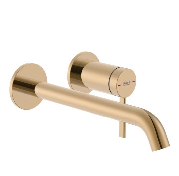 Смесител за мивка Ona розово злато ROCA