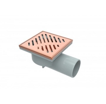 Сифон подов Интер 6414RG 10/10 розово злато ИНТЕР КЕРАМИК