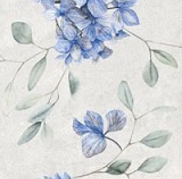 Декор Инфинити Цветя Сив 3368 20/50 KAI GROUP