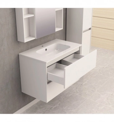 Шкаф за баня с мивка Интер ICP7955 80см бял