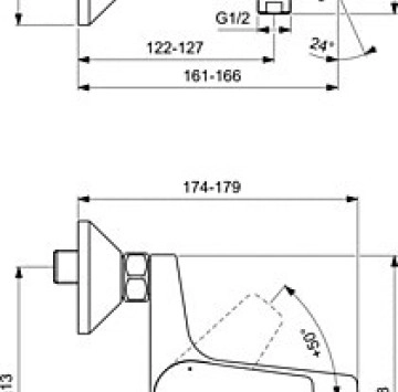 Промо Смесители Esla 3в1 хром IDEAL STANDARD