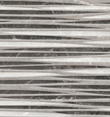 Decor Moral Waves Mix Grey Matt Rect. 25/75