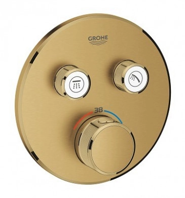 Термостатичен смесител за вана/душ Grohtherm SmartControl злато