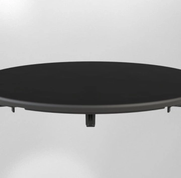 Декоративна капачка за сифон черна ФАТ