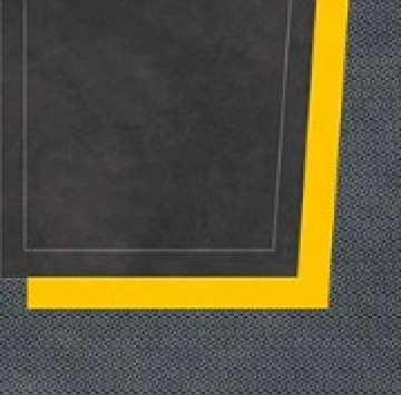 Decor Korium Anthracite Yellow Diagonal B Naturale Rett. 120/280