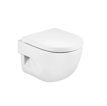 Стенна тоалетна чиния Meridian бяла