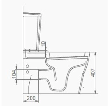 Моноблок Volcano бял