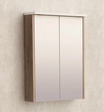 Шкаф огледало Интер ICMC5017-70 50см дървесен цвят