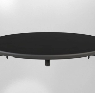 Декоративна капачка за сифон черна ФАТ