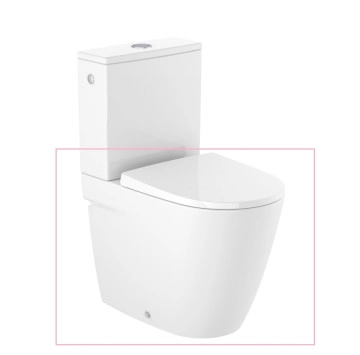 Тоалетна чиния Ona Compact Rimless бяла ROCA