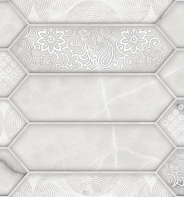 Decor Spider Hexa Glossy Rect. 25/75