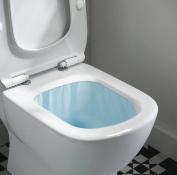 Стояща тоалетна чиния Tesi Aquablade за Моноблок бяла