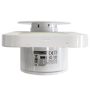 Аспиратор MM Ring 100 квадрат с клапа бяла
