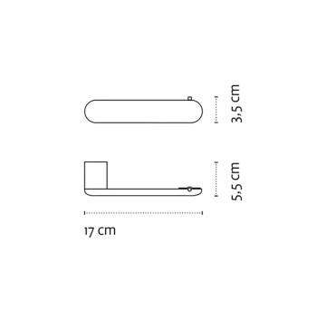 Държач за тоалетна хартия Corona злато