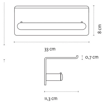 Държач за тоалетна хартия Corona хром