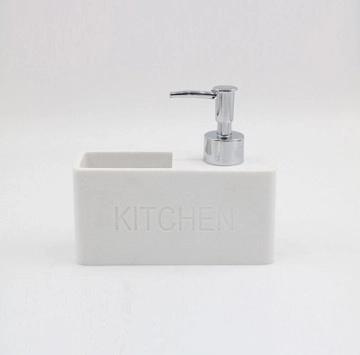 Дозатор за течеч сапун Интер ICKA58863W бял ИНТЕР КЕРАМИК