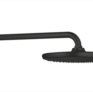 Душ глава Tempesta 250 с рамо черен мат GROHE