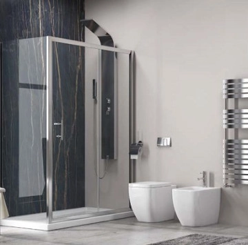 Душ кабина Flora 500&SN-10 100/70см хром KARAG