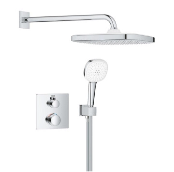 Душ система Grohtherm Tempesta 250 Cube хром GROHE