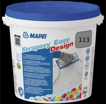 Фугин Mapei Kerapoxy Easy Design 0113 Cement Grey 3кг. 5KB011303
