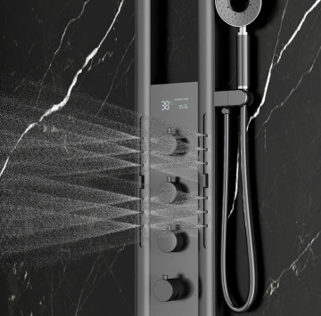 Хидромасажен душ панел 3617GG сив ИНТЕР КЕРАМИК