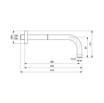 Промо комплект Ceraline 7в1 Душ система за вграждане хром IDEAL STANDARD