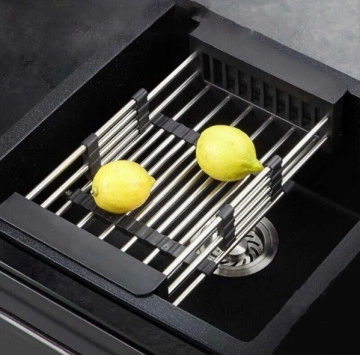 Комплект кухненска мивка черна с дозатор и отцедник.