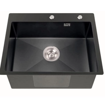 Комплект кухненска мивка черна с дозатор и отцедник.