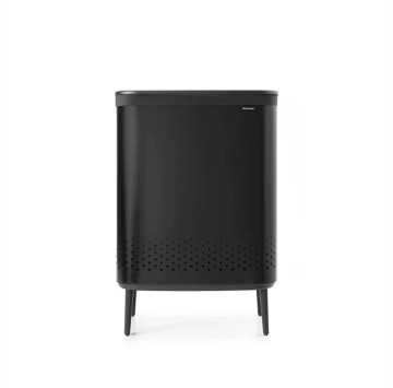 Кош за пране Brabantia Bo 2x45L черен мат BRABANTIA