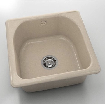 Кухненска мивка граниксит 51/51см бежова ФАТ