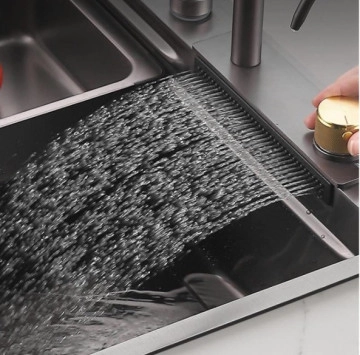 Кухненска мивка Smart 75/46см черна