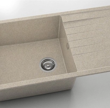 Кухненска мивка граниксит  90/49см бежова ФАТ