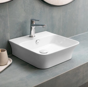 Мивка върху плот LT2257 бяла KARAG