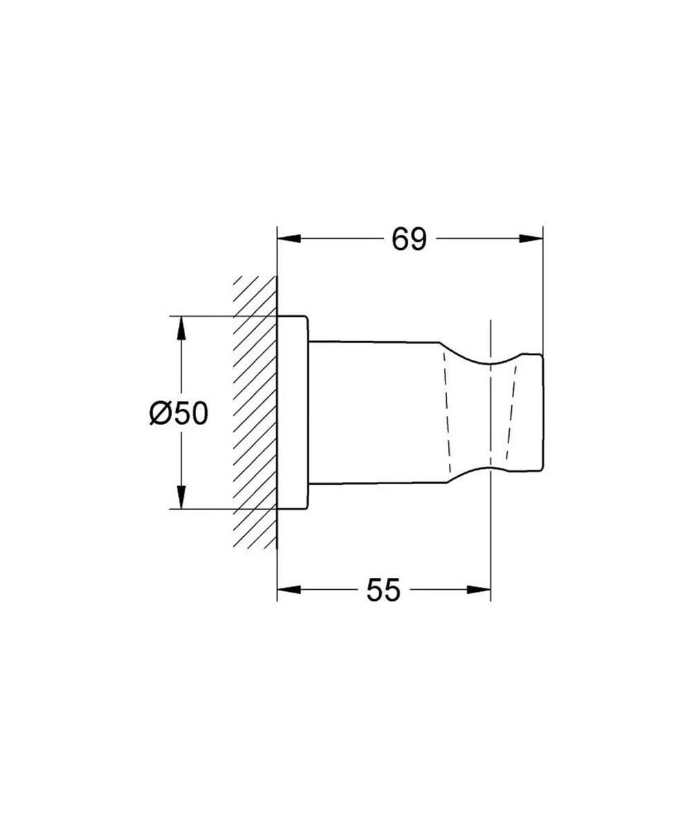 Окачалка Rainshower хром GROHE