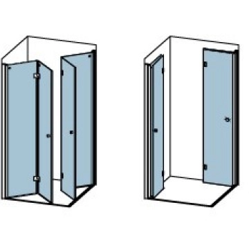 Параван S7 Nero 80/h200см. черен KARAG