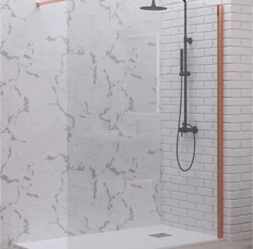 Параван Walk In 1 Rose Gold 120/h200см. KARAG