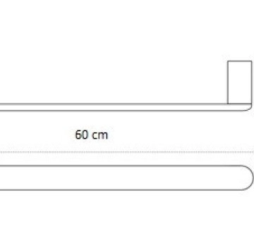 Пръчка за хавлия Corona 60см хром