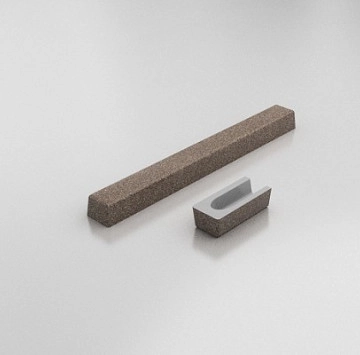 Праг за душ кабина граниксит 80см кафяв ФАТ