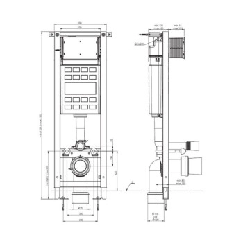 Промо Стенна тоалетна HappySmart-N Rimless Vortex и Структура FAYANS