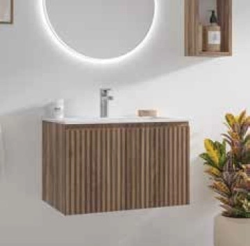 Промо Шкаф долна част Kion KI60L 59.5см и мивка Charleston Oak KARAG