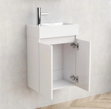 Шкаф долна част Compact 4243 42см бял ИНТЕР КЕРАМИК