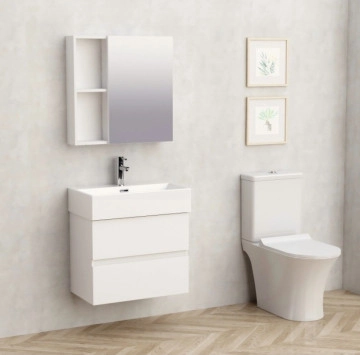 Шкаф долна част Compact 5845W 60см бял ИНТЕР КЕРАМИК