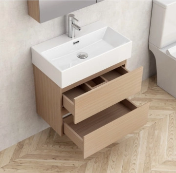 Шкаф долна част Compact 5846 60см дървесен ИНТЕР КЕРАМИК