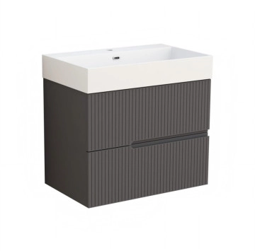 Шкаф долна част Eloria 7056 Dark Grey 71см сив мат ИНТЕР КЕРАМИК