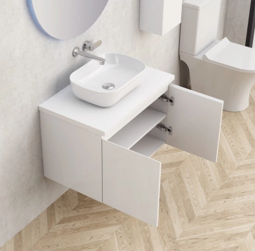 Шкаф долна част BG5155-75W+7546-30 76см бял ИНТЕР КЕРАМИК