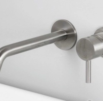 Смесител за мивка Artemis Satine за вграждане сатен/инокс KARAG