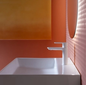 Смесител за мивка Cala бял мат ROCA