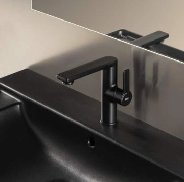 Смесител за мивка Targa черен мат ROCA